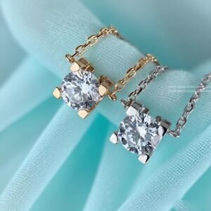 women's necklace. Inlaid 5A zircon.4 styles